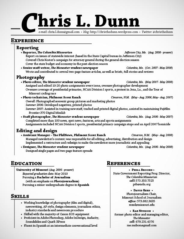 example cover letter for internship. A sample cover letter and CV